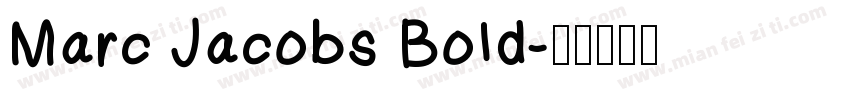 Marc Jacobs Bold字体转换